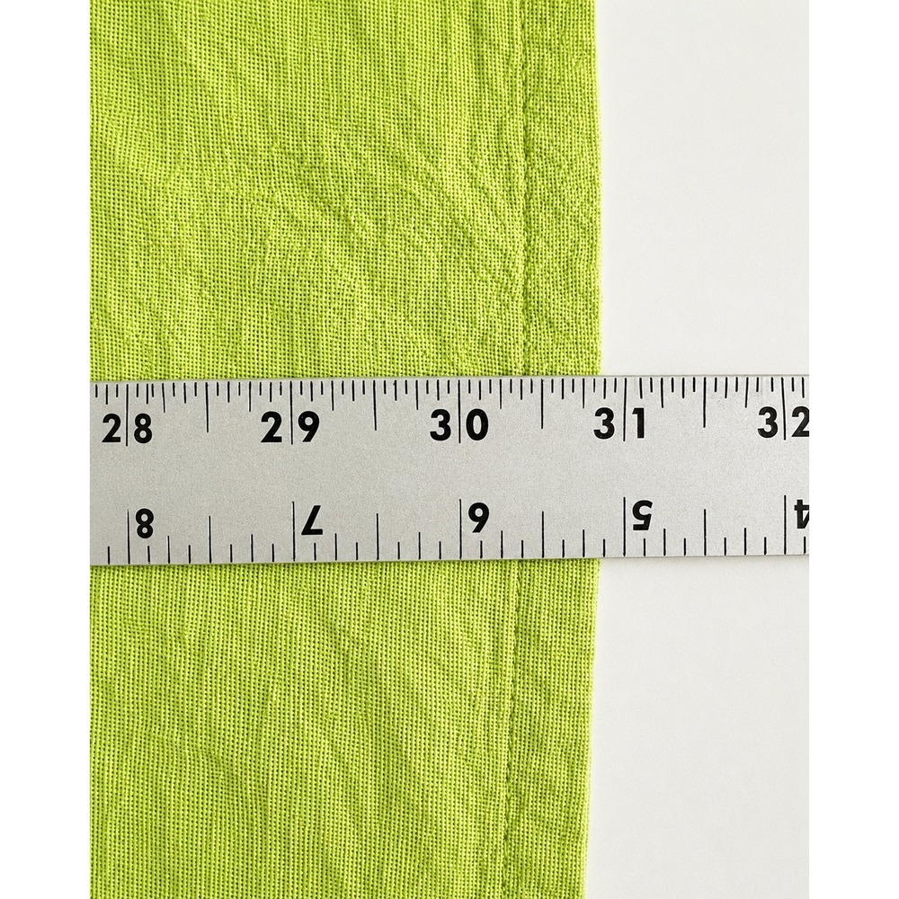 Soft Surroundings Tunic Women XL Lime Green Excellent Pintuck Cotton 24014 - Picture 13 of 13